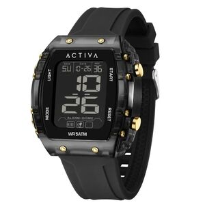 Invicta Black and Gold Digital MENS Watch